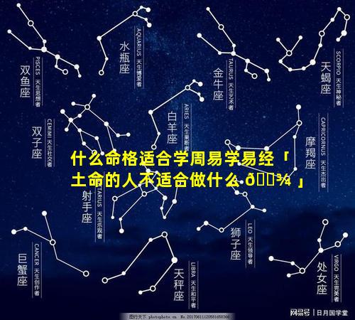 什么命格适合学周易学易经「土命的人不适合做什么 🌾 」